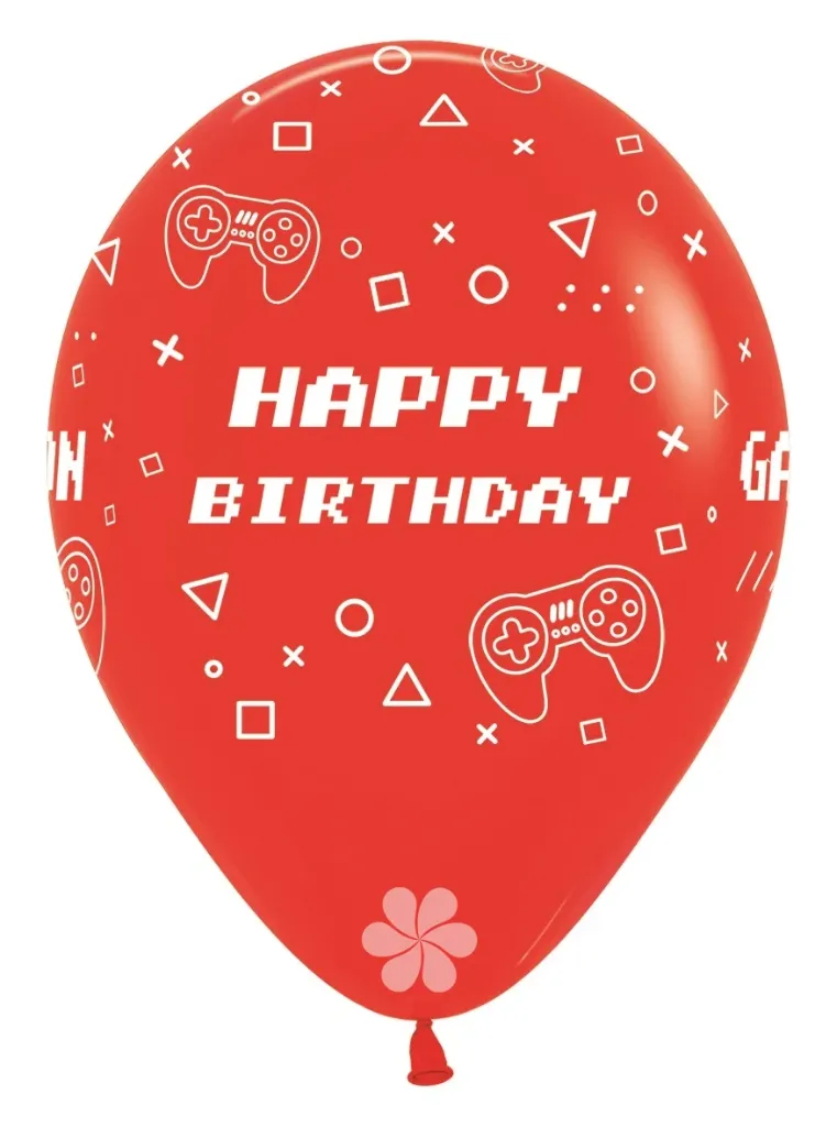 sempertexeurope-happybirthday-gameon-red-015-12inch-r12hbgame-latexballoon.webp