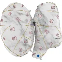 Sempertex-Folie-Betallic-Anagram-Flexmetal-Balloons-Shape-Marble-Number 40 - Rose Gold-.webp