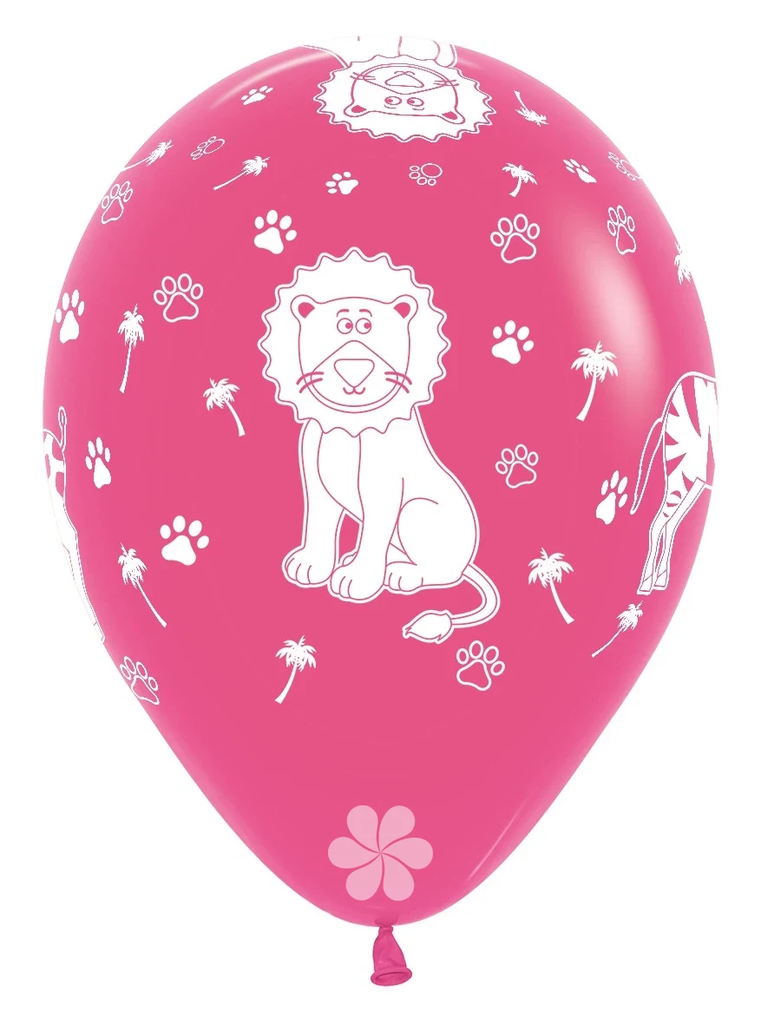 SempertexEurope-JungleAnimals-Fuchsia-012-12inch-R12JUNGLE000-LatexBalloon.webp