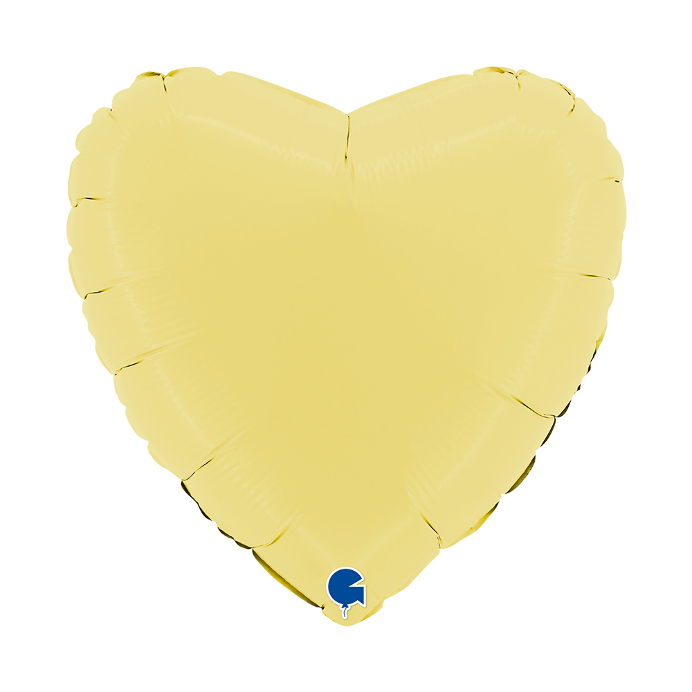 Heart Matte Yellow - 18 inch - Grabo