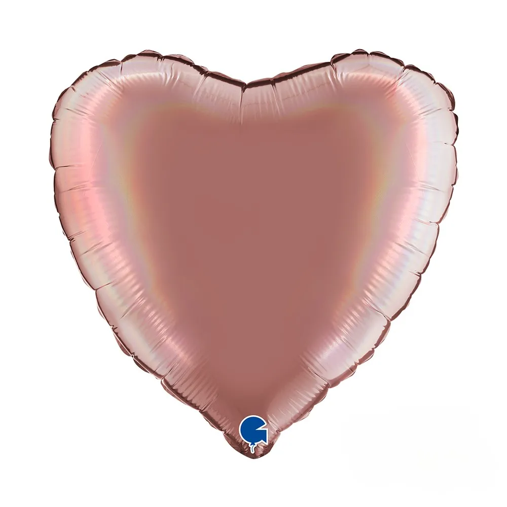 [180P04RHRG-P] Heart Platinum Rose - 18 inch - Grabo