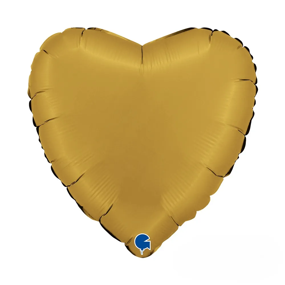 Heart Satin Gold - 18 inch - Grabo