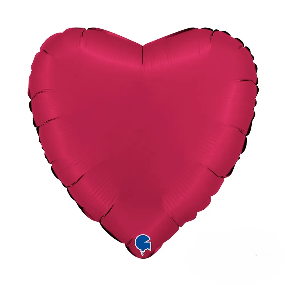 Heart Satin Cherry - 18 inch - Grabo
