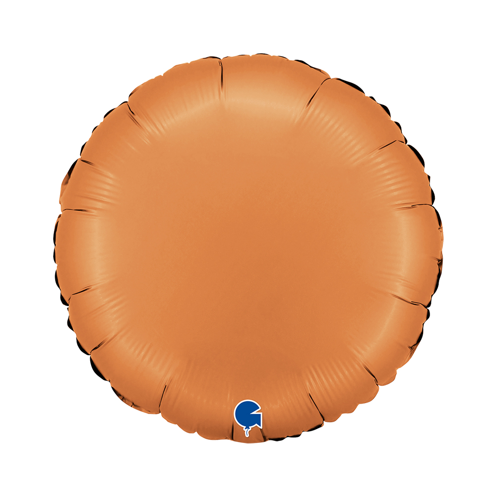 [181000SCA-P] Round Satin Caramel - 18 inch - Grabo