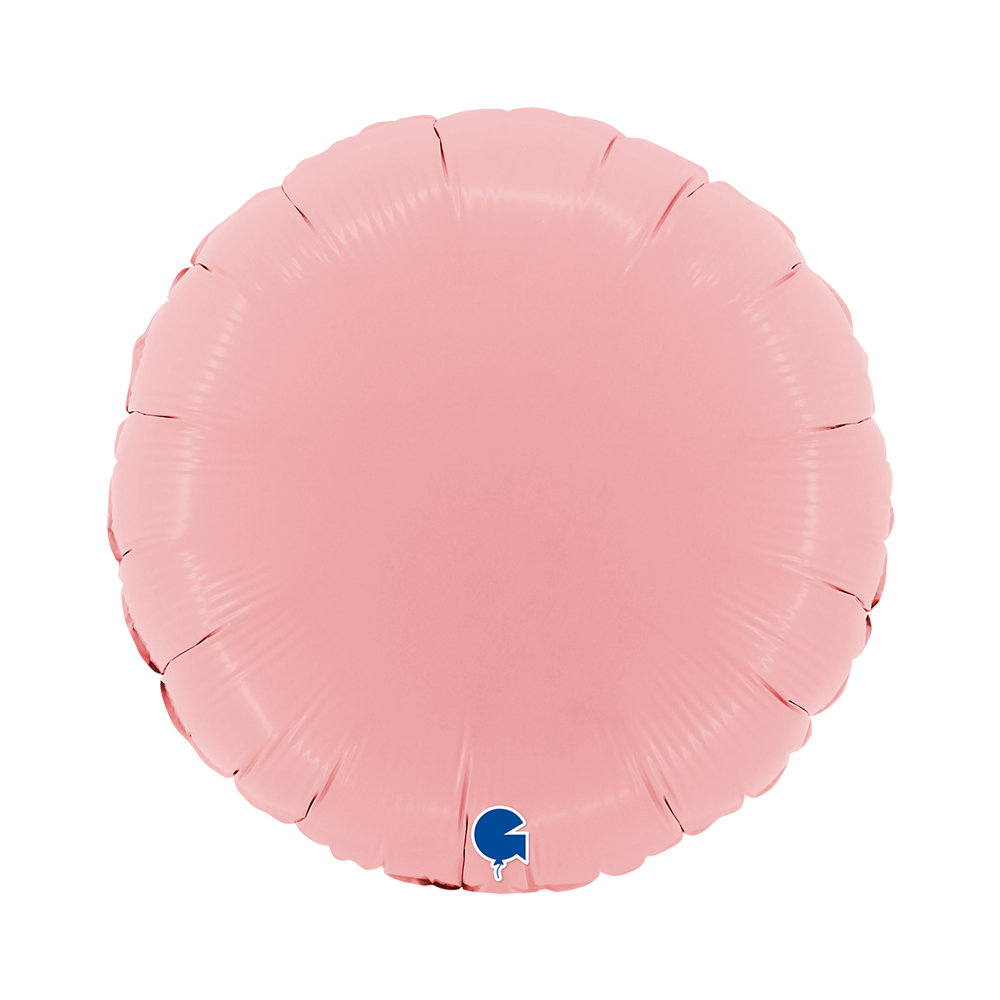 [181M03PK-P] Round Matte Pink - 18 inch - Grabo