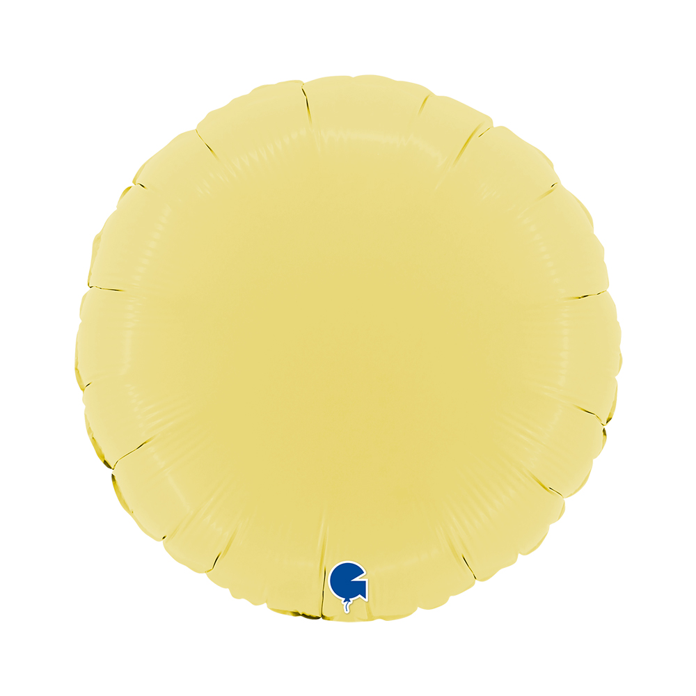 Round Matte Yellow - 18 inch - Grabo