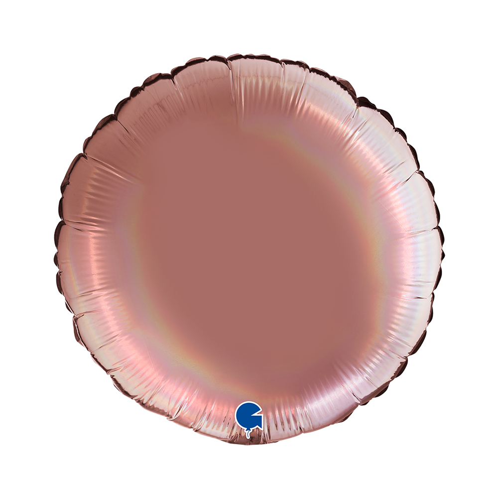[181P04RHRG-P] Round Platinum Rose - 18 inch - Grabo