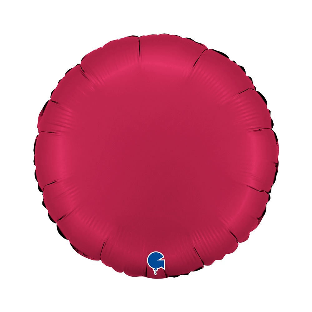 [181S03CY-P] Round Satin Cherry - 18 inch - Grabo