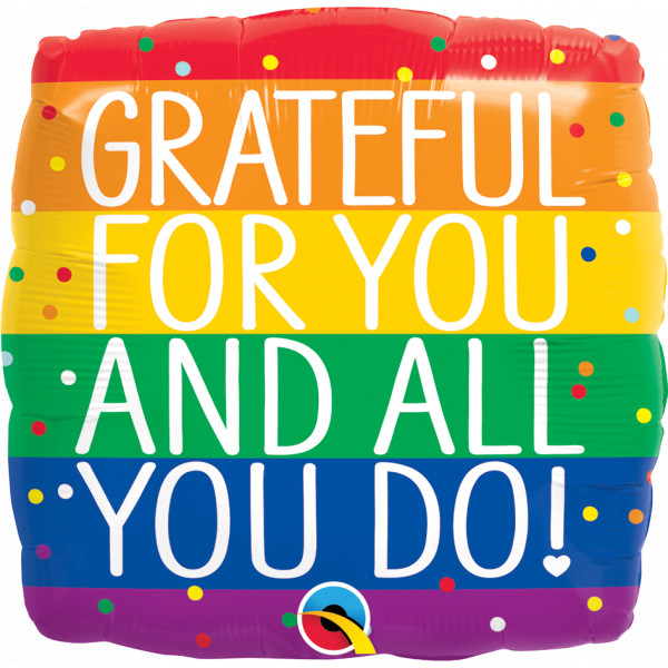 [18868] Grateful For You - 18 inch - Qualatex