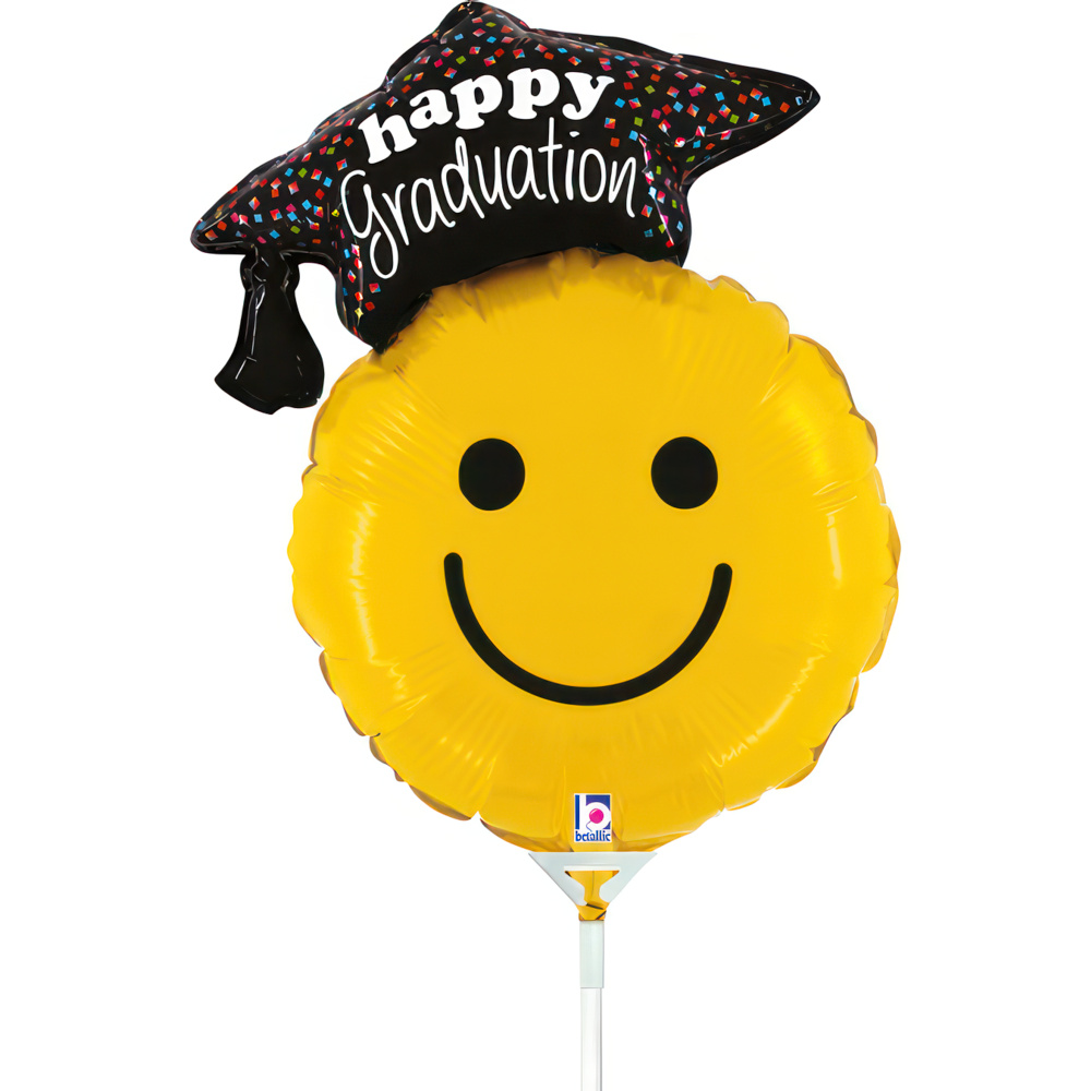 Happy Graduation - Smiley - 14 inch - Betallic