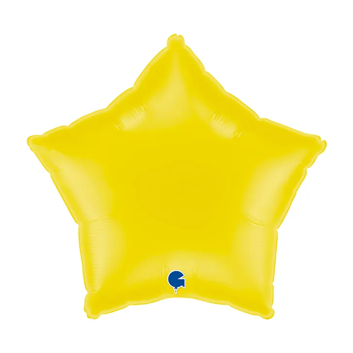 [19216PY-P] Star Pastel Yellow - 18 inch - Grabo