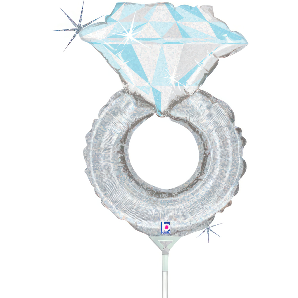 [19366H] Platinum Silver Ring - 14 inch - Betallic
