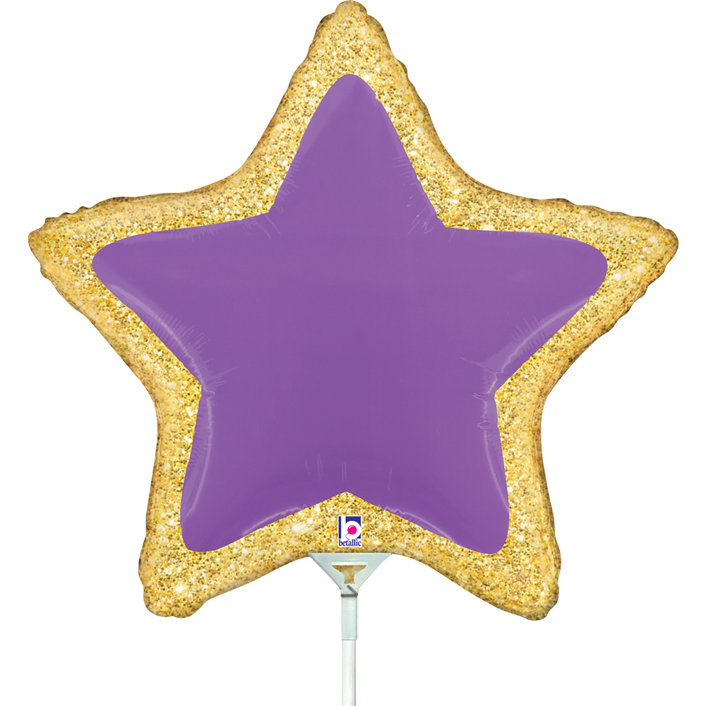 Star Patch Purple - 14 inch - Grabo - 10 St.