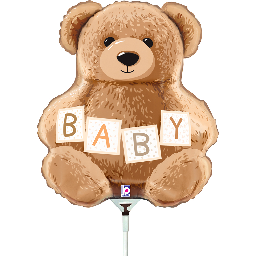 [19548-B10] Baby - Teddy Bear - 14 inch - Betallic - 10 Pcs