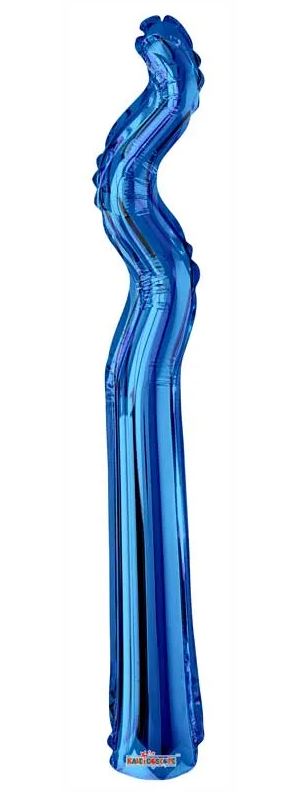 Kurly Zig Zag - Royal Blue - 5 Stuks