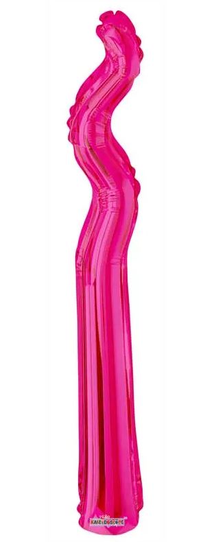 Kurly Zig Zag - Fuchsia - 5 St.