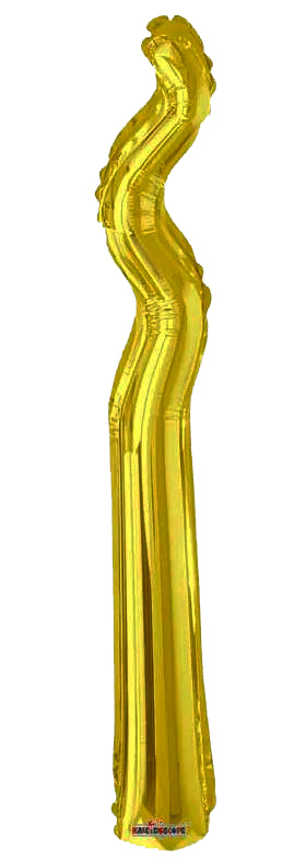 Kurly Zig Zag - Gold - 5 St.