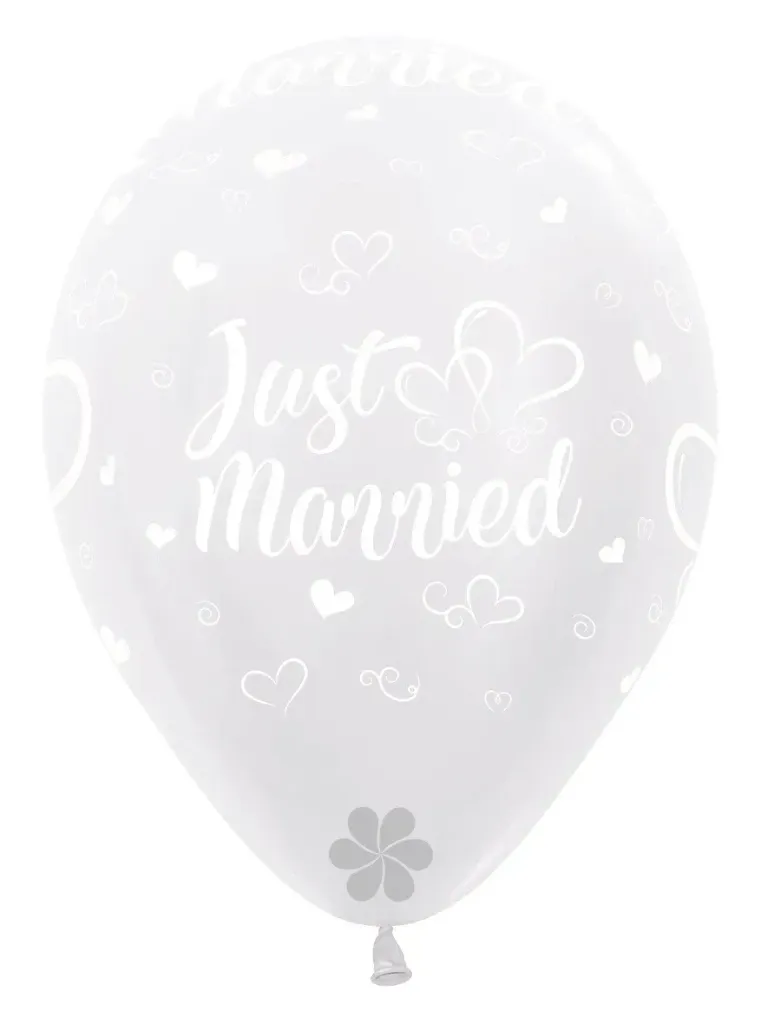 [20012802] R12 - Just Married Hearts - Pearl Pearl - 406 - 25 Pcs