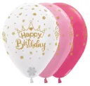 R12 - Happy Birthday - Crown - 25 Stuks