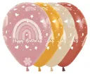 R12 - Retail Pack - Happy Birthday - Boho Rainbow - Assortment - 12 x 12 Stuks
