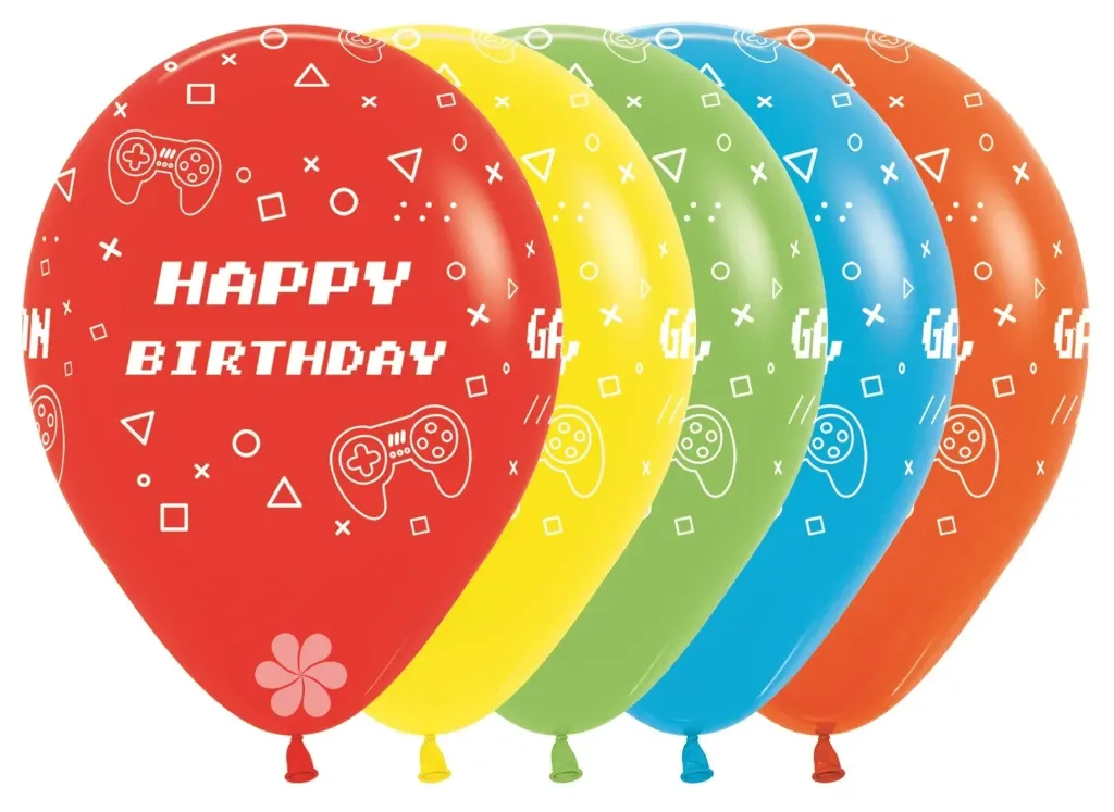 R12 - Happy Birthday - Game On - Fashion Assortment - 25 Pcs
