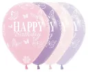 R12 - Happy Birthday - Enchanted Butterflies - Assortment - 25 Stuks