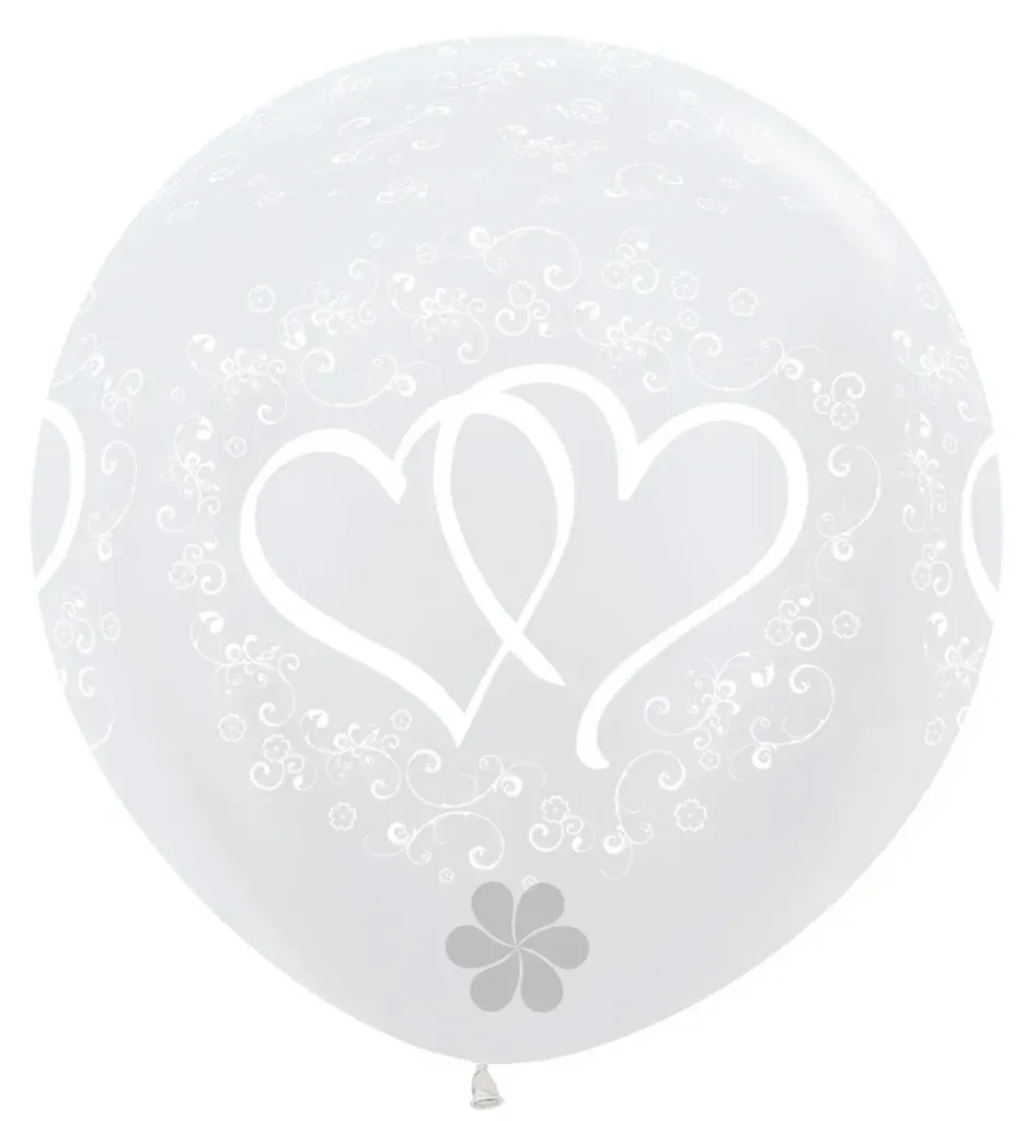 [20020352] R24 - Entwinted Hearts - Pearl White - 405 - 2 Pcs