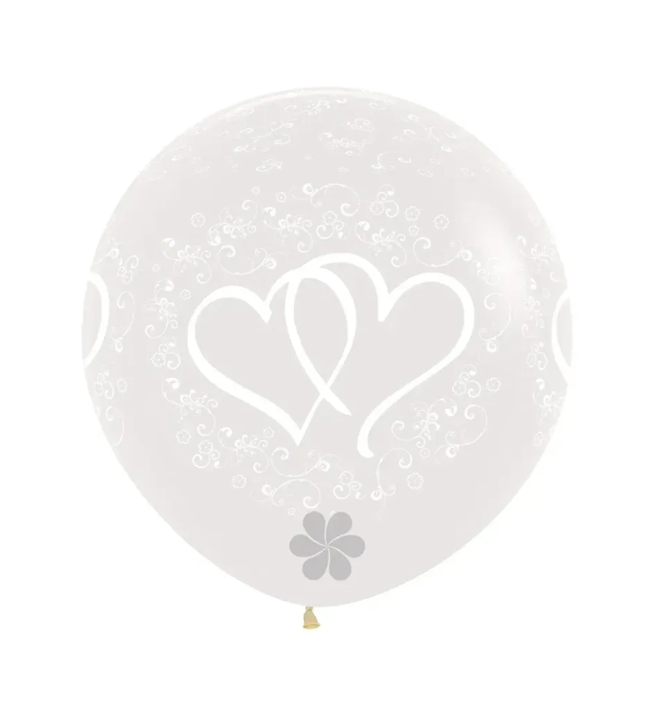 [20020353] R24 - Entwinted Hearts - Crystal Clear - 390 - 2 Pcs