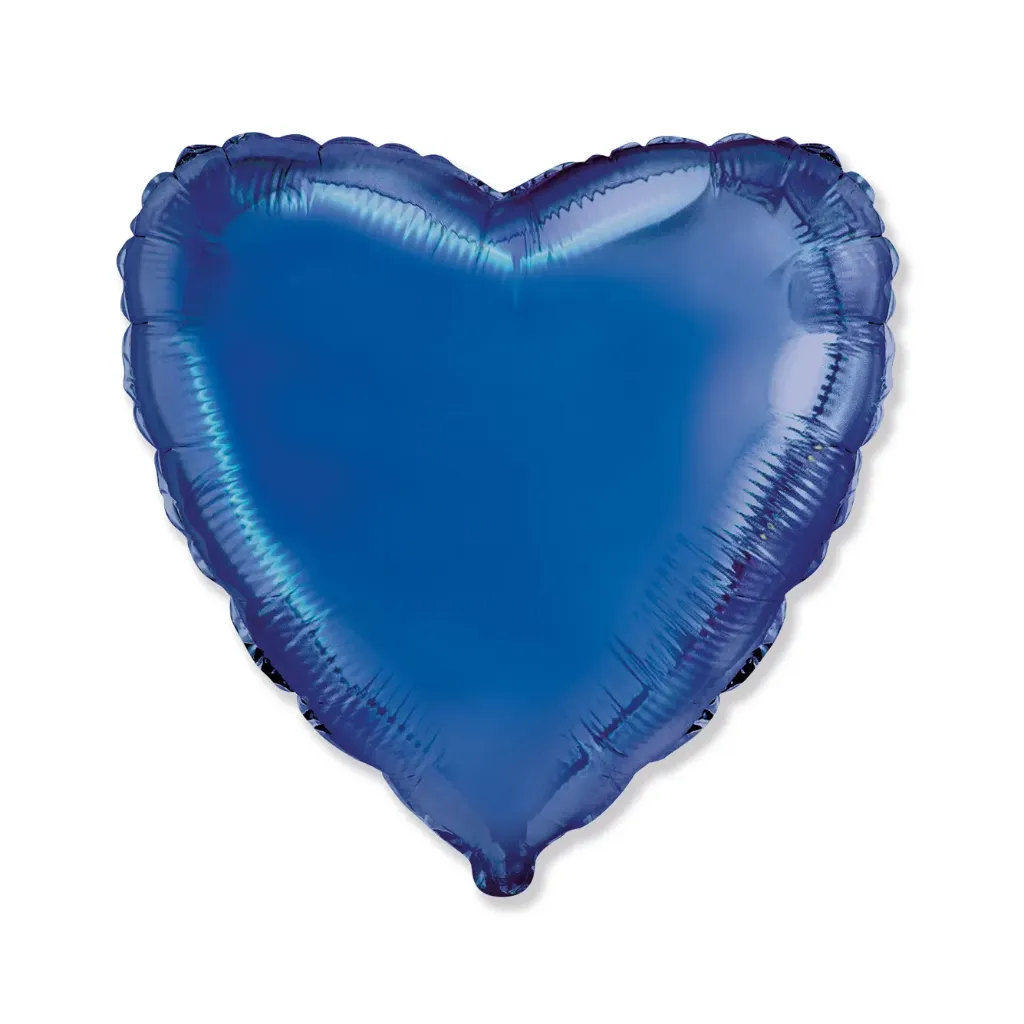 [201500A] Heart Blue - 18 inch - Flex  - 10 Stuks