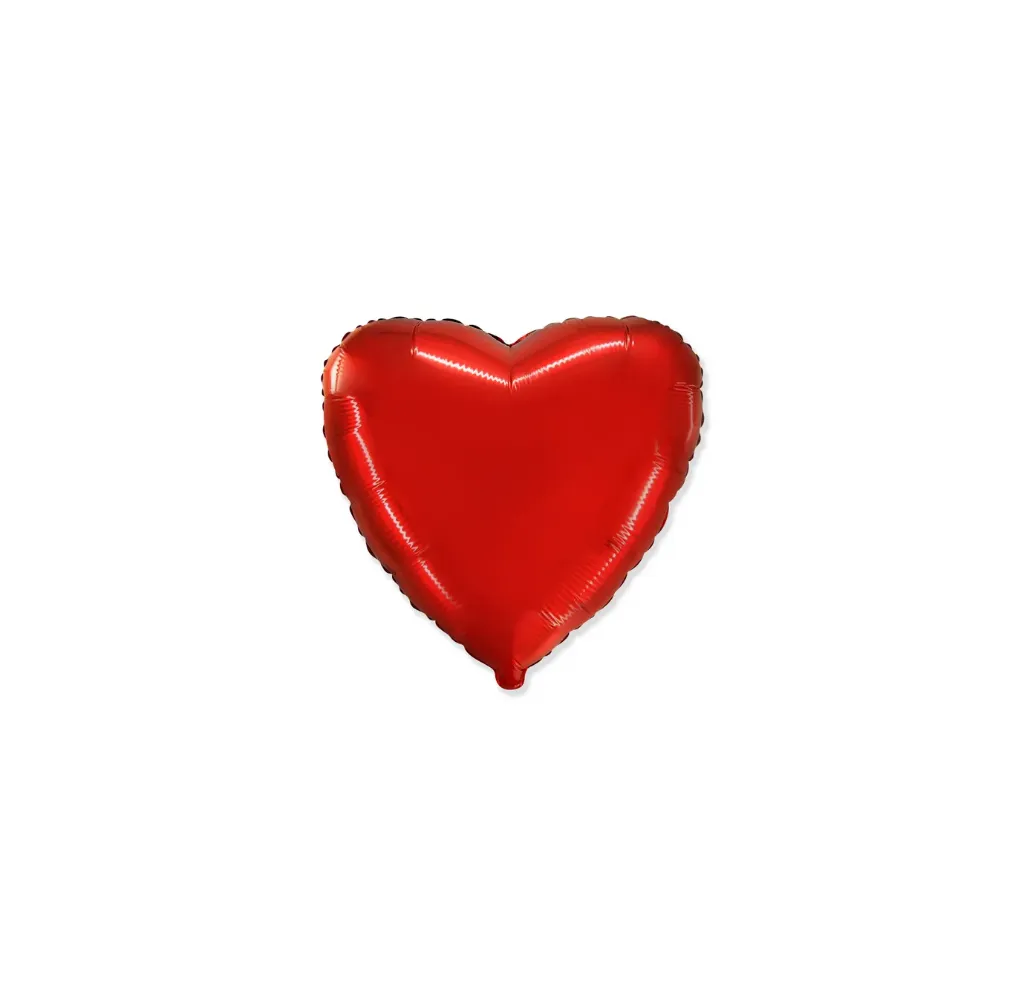 Heart Red - 4 inch - Flex - 5 St.