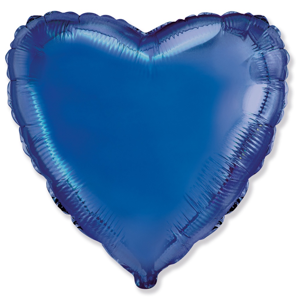 Heart Blue - 32 inch - Flex - 2 Stuks
