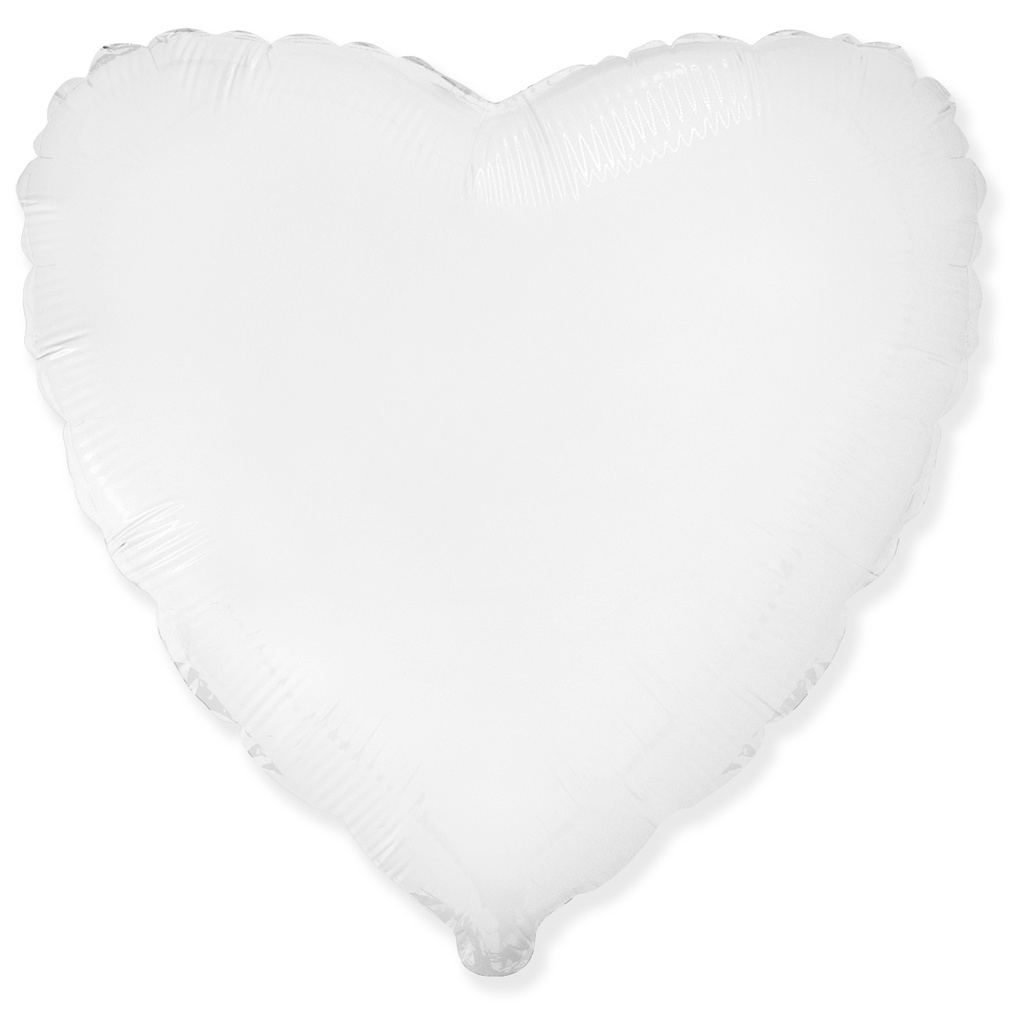 Heart White - 32 inch - Flex - 2 Stuks