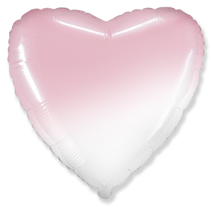 [206500BGRS] Heart Light Pink - Ombre - 32 inch - Flex - 2 Stuks