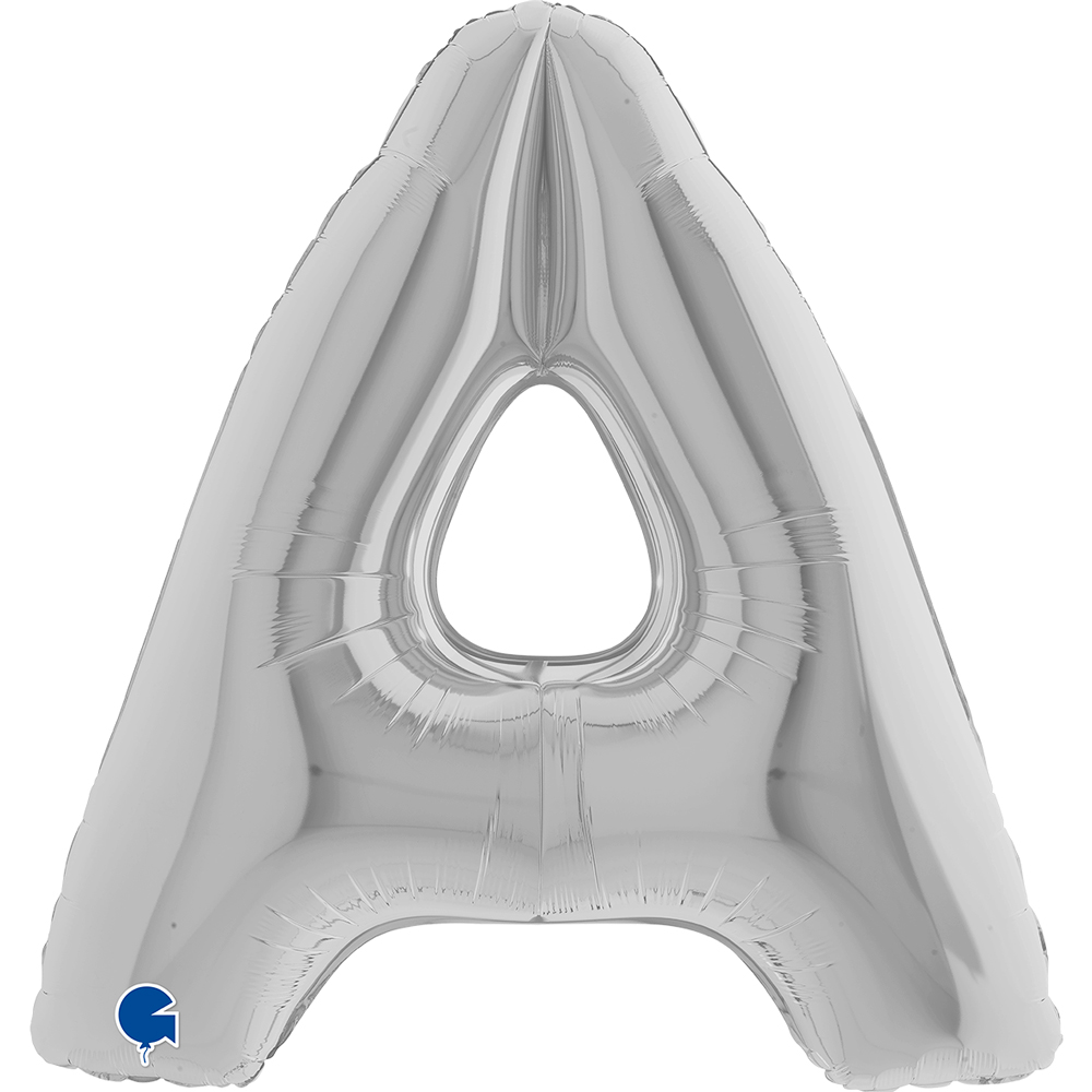 Letter A - Silver - 40 inch - Grabo