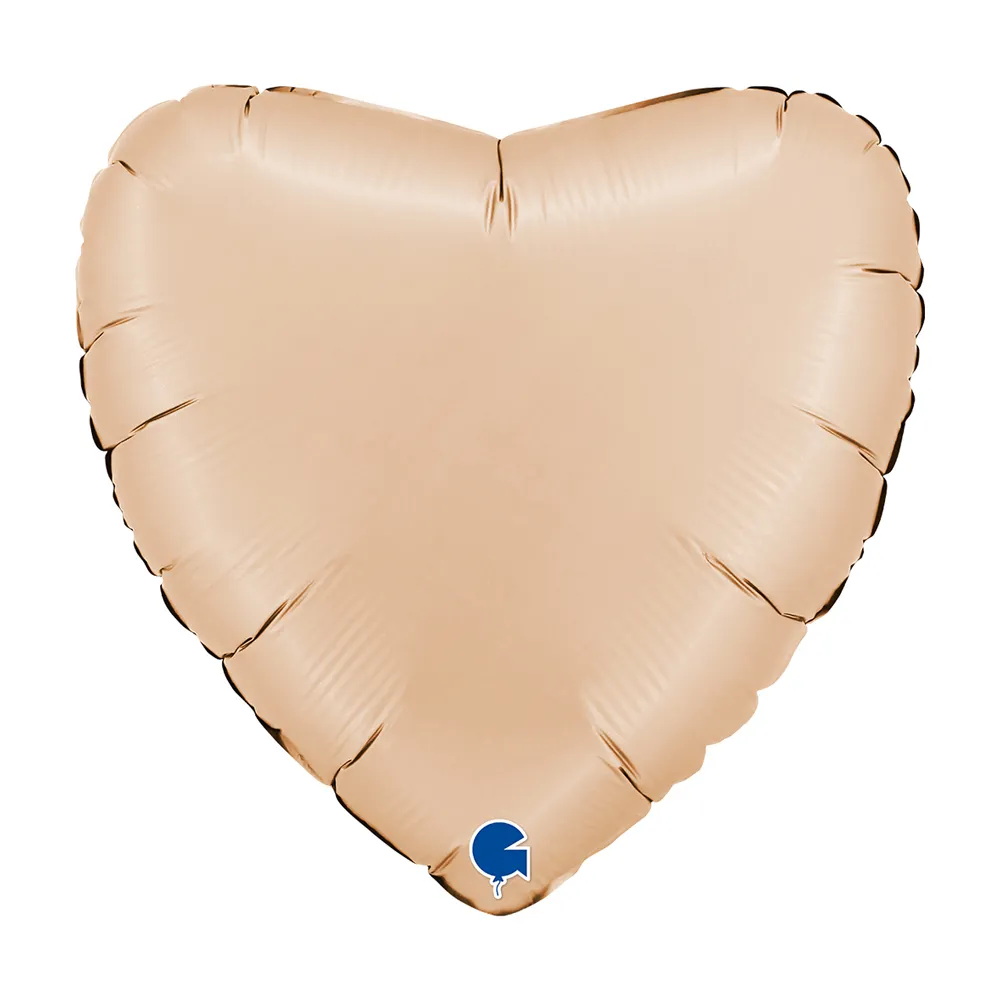 Heart Satin Nude - 22 inch - Grabo