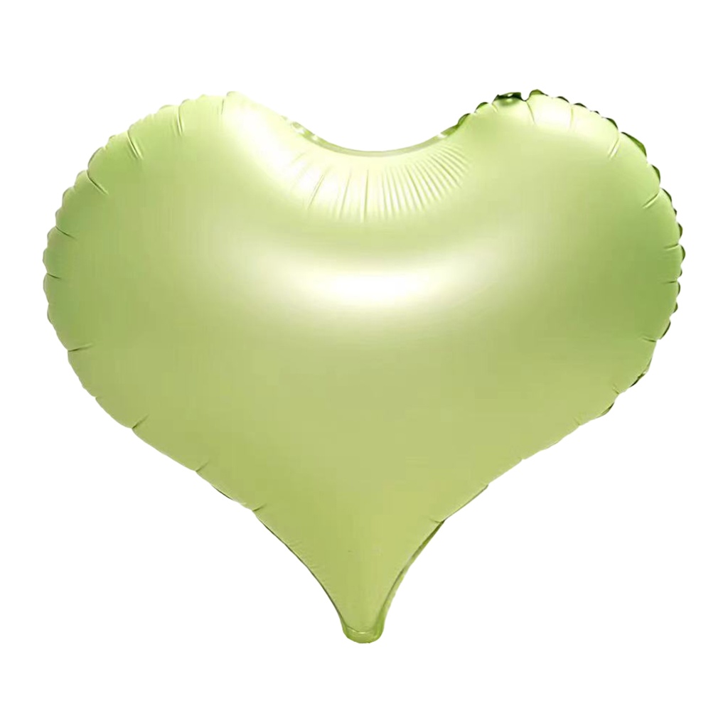 [22002] Heart Macaron Green - 22 inch