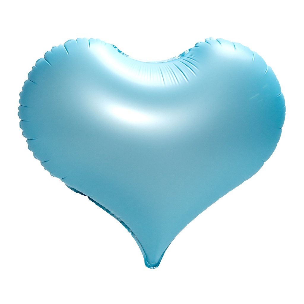 Heart Macaron Blue - 22 inch