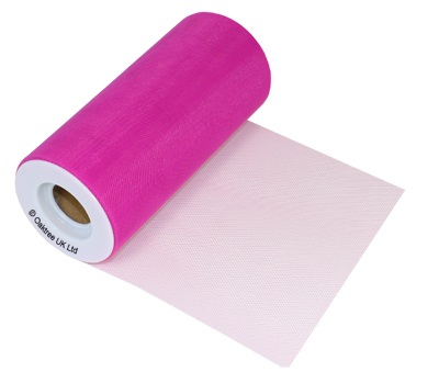 [222913] Tulle - Fuchsia - 15cm x 23m