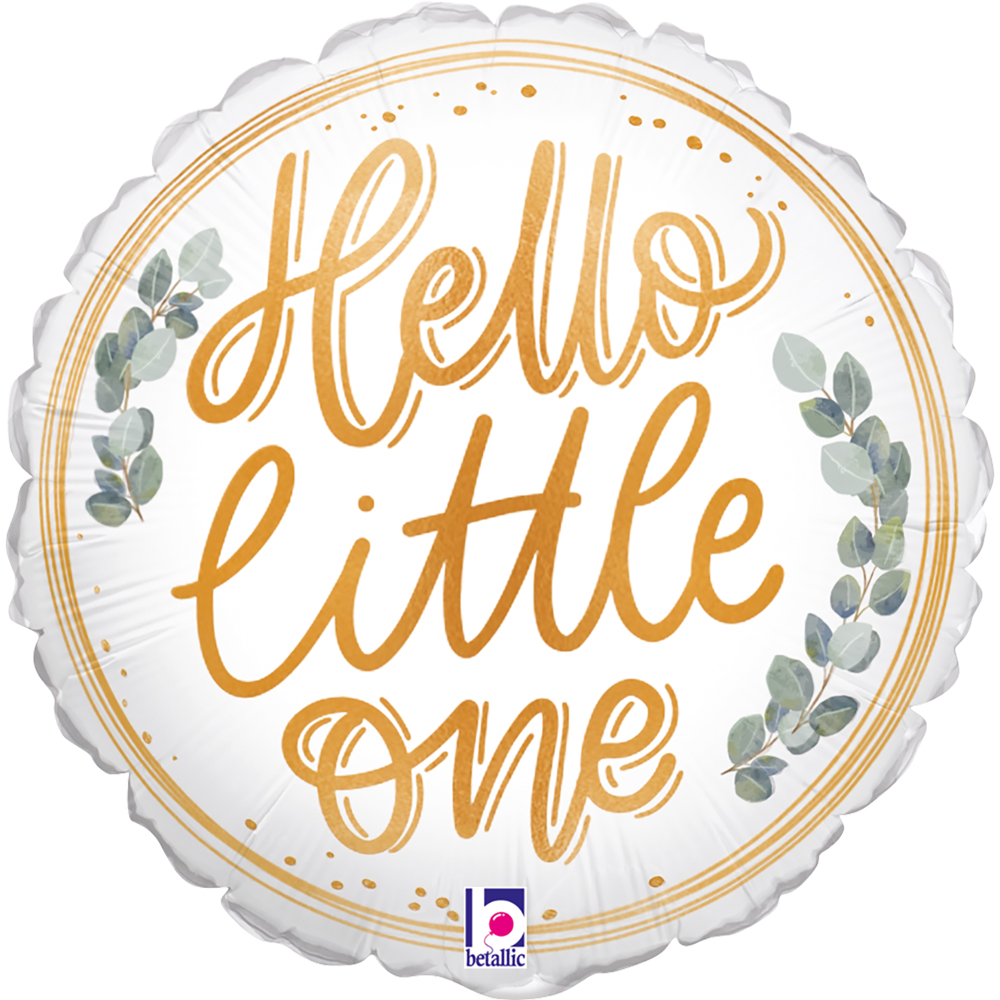 [22378] Hello Little One - Eucalyptus - 9 inch - Betallic