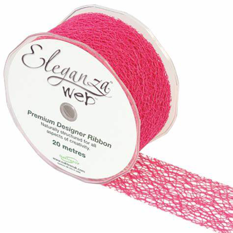 Web Ribbon - Fuchsia - 38mm x 20m
