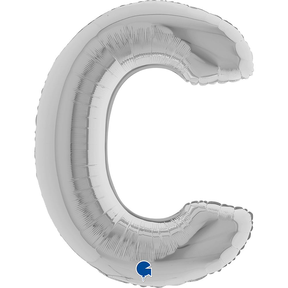Letter C - Silver - 40 inch - Grabo