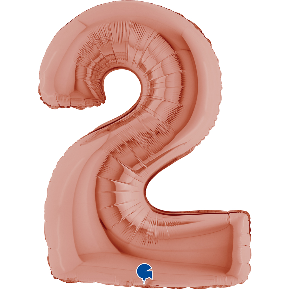 [232RG-P] Number 2 - Rose Gold - 40 inch - Grabo