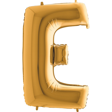 [242G-P] Letter E - Gold - 40 inch - Grabo