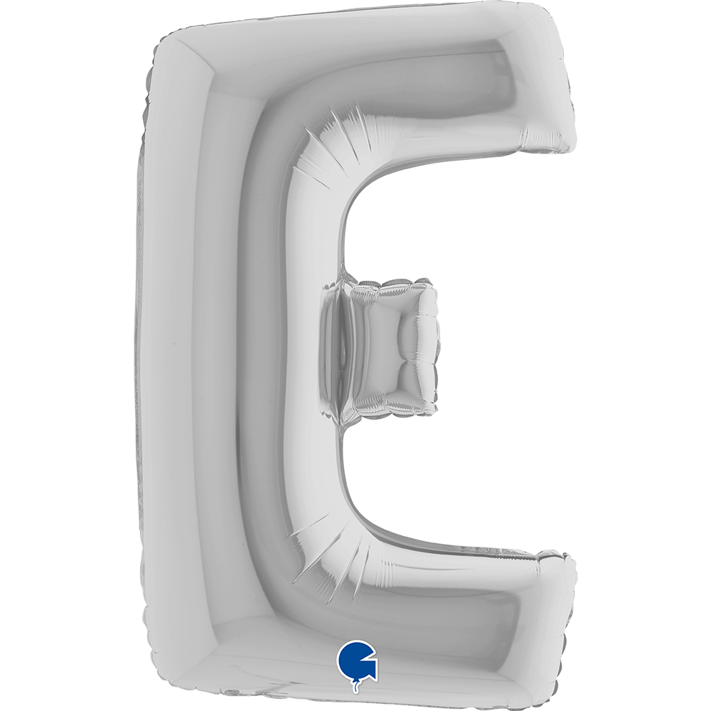 Letter E - Silver - 40 inch - Grabo