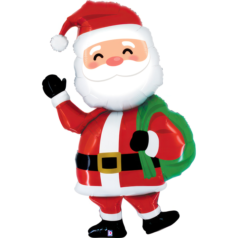 Santa - Airwalker - 69 inch - Betallic