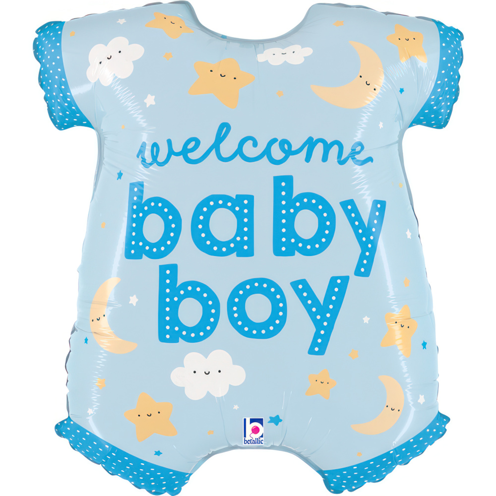 Welcome Baby Boy - Onesie - 26 inch - Betallic