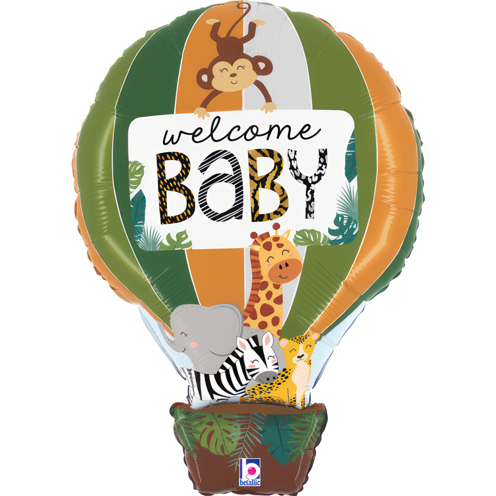 [25224-P] Welcome Baby - Jungle Animals - 24 inch - Betallic