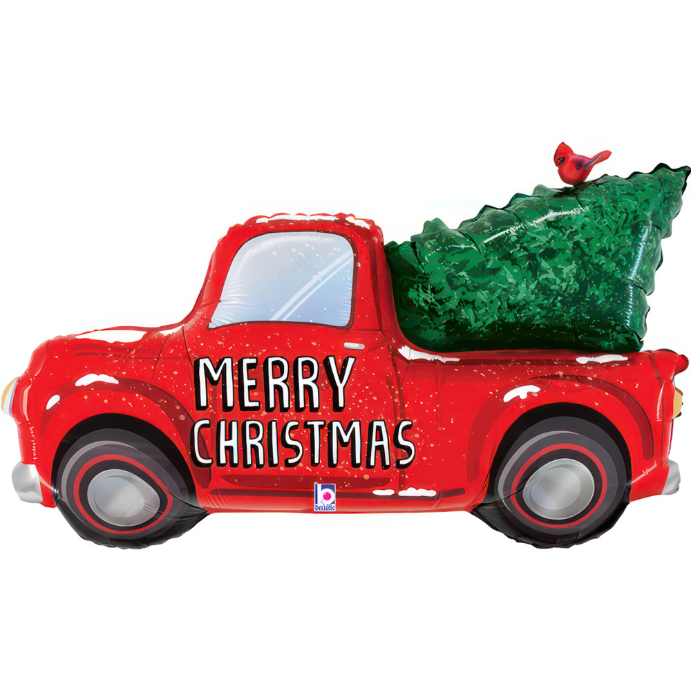 Merry Christmas - Truck - 41 inch - Betallic