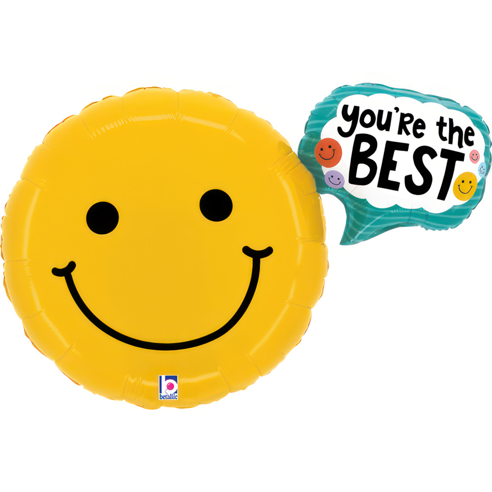 You're The Best - Smiley - 31 inch - Betallic