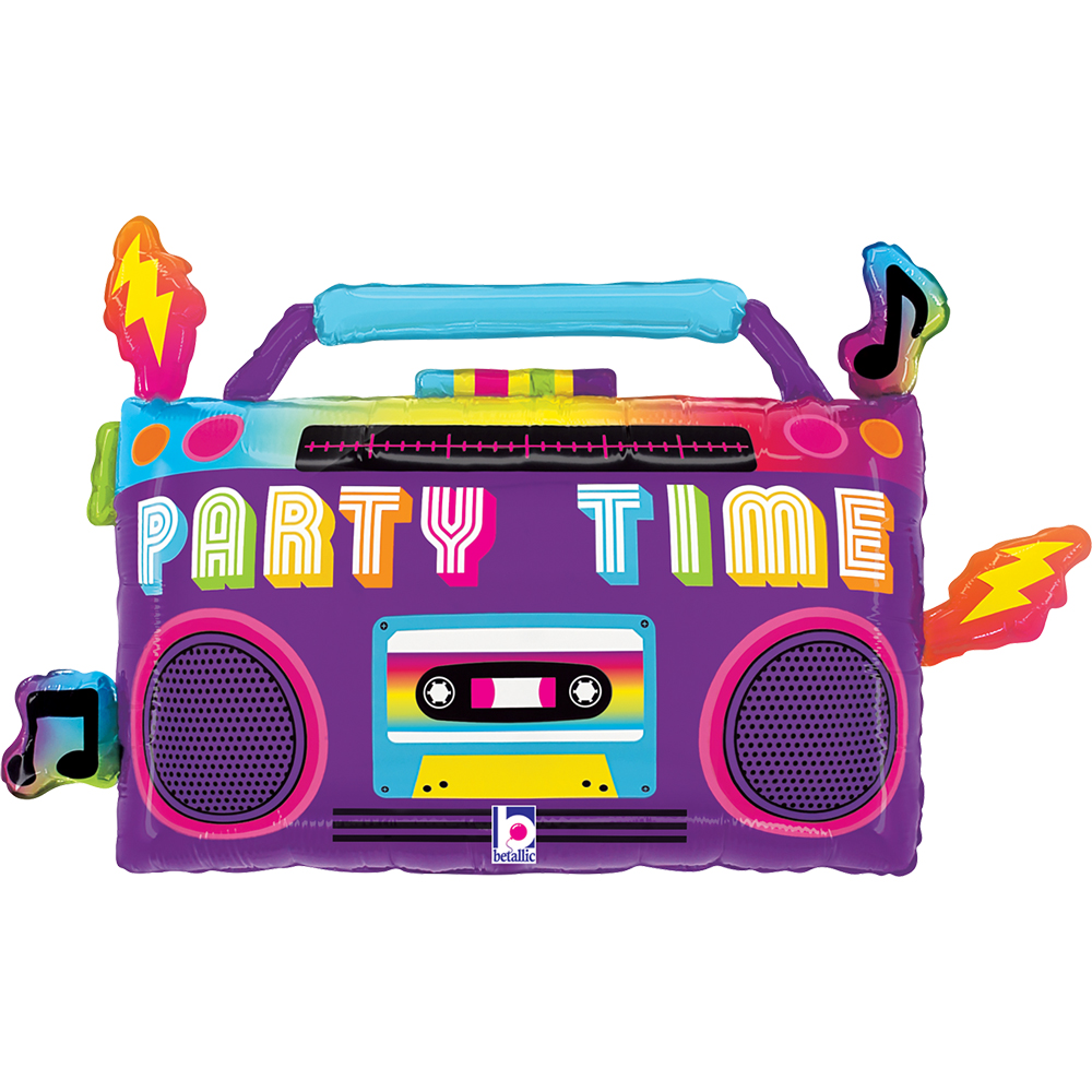 Party Time Boom Box - 29 inch - Betallic